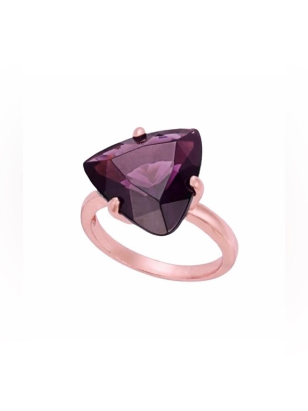 Charter Club Crystal Amethyst Statement Ring